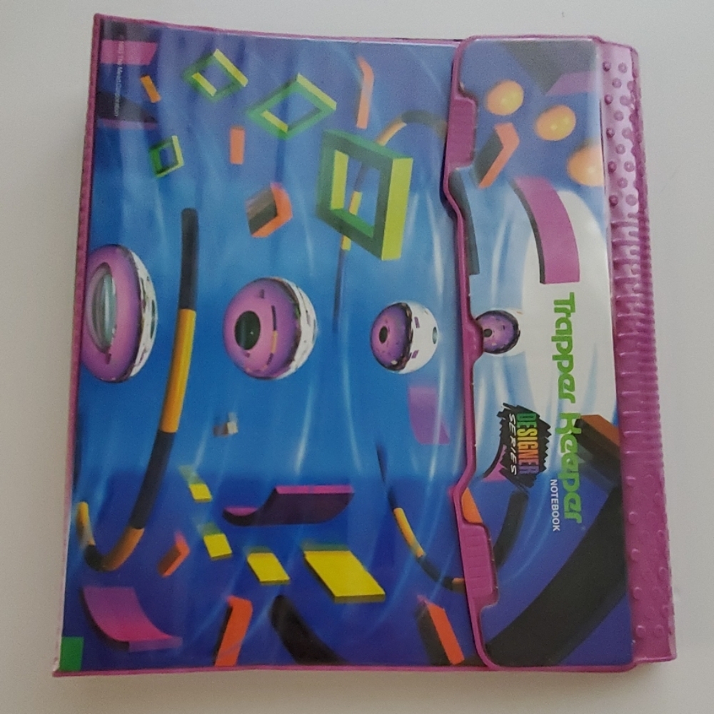Vintage 90s Trapper Keeper and 5 Folder Mead